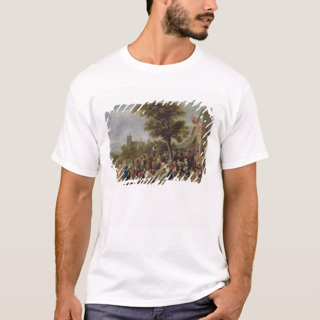 Camiseta Feliz-Fazer dos camponeses, c.1650 (óleo em (Frente)