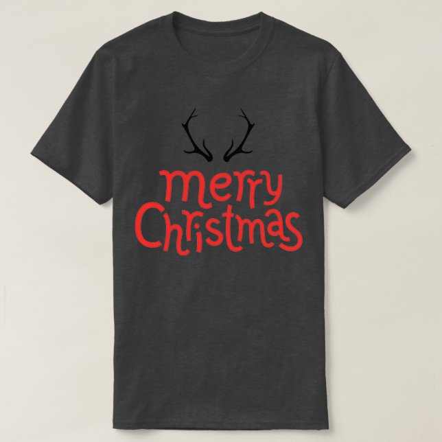 Camiseta Feliz Feliz ano novo de Natal 4 (Frente do Design)