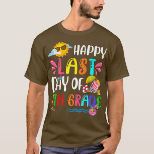 Camiseta Feliz Feriado De Verão No Último Dia Do 7 Da Escol
