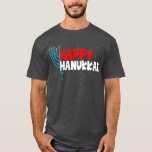 Camiseta Feliz Feriado Judaico Festivo Chanukah Luz o Mim<br><div class="desc">Feliz Feriado Judaico Festivo Chanukah acende a Menorah.</div>
