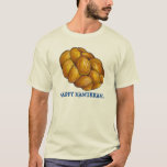 Camiseta Feliz Feriados Judeus do Challah Challah<br><div class="desc">A camisa apresenta uma ilustração original de um pão de chalá. Perfeito para Hanukkah! Esta ilustração Chanukah também está disponível em outros produtos. Não vê o que está procurando? Precisa de ajuda para a personalização? Entre em contato com Rebecca para ter algo projetado só para você.</div>