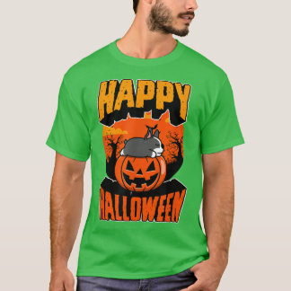 Camiseta Feliz Festa de Halloween Cute Nápoles Kawaii Frenc