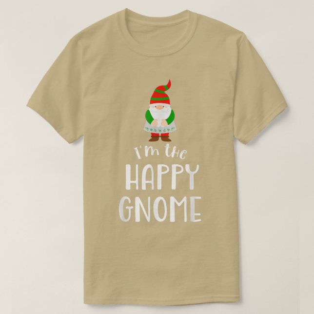 Camiseta Feliz Festa Gnomo de Natal (Frente do Design)