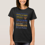 Camiseta Feliz Festival Chanucá De Luzes Milagre Hannukah<br><div class="desc">Feliz Festival Hanukkah das Luzes Milagre da Camisa do Presente Hannukah</div>