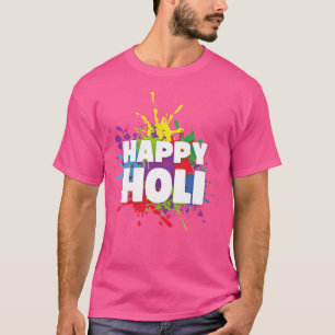 Camiseta Feliz festival de cor Holi, comemore este Hindu
