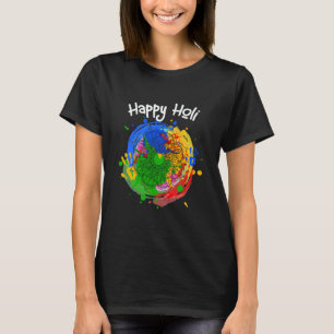Camiseta Feliz festival de cores Feliz Holi 2023 para hindu
