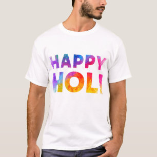 Camiseta Feliz Festival Holi de Cores