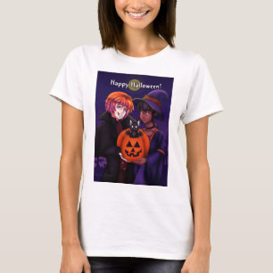 Camiseta Feliz Figurino de Halloween