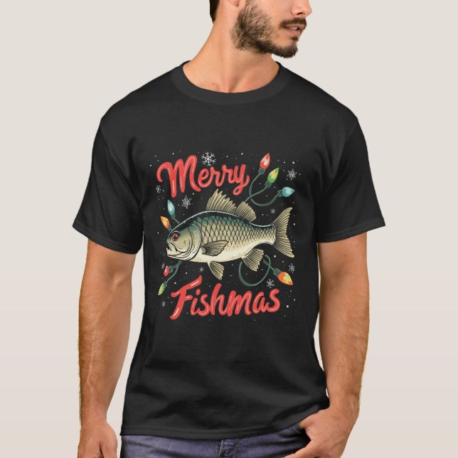 Camiseta Feliz Fishmas (Frente)