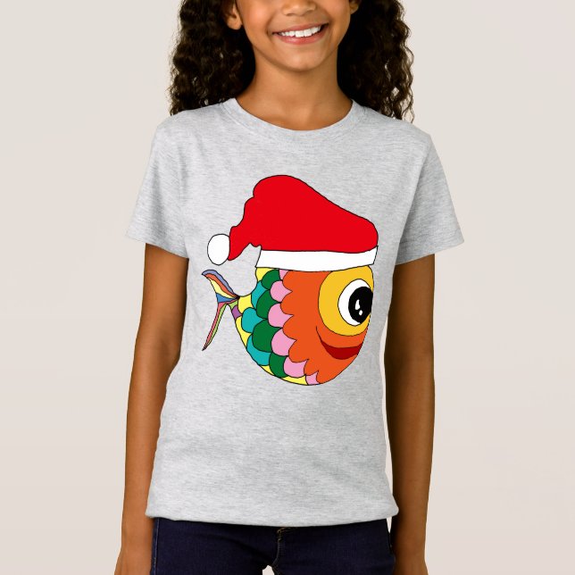 Camiseta Feliz Fishmas (Frente)