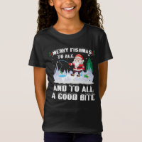 Feliz Fishmas Peixe Divertido Pescaria Pescador Na