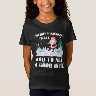 Camiseta Feliz Fishmas Peixe Divertido Pescaria Pescador Na