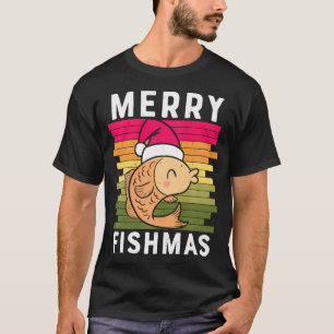 Camiseta Feliz Fishmas: Pescando Felicidade Natalina