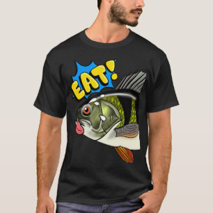 Camiseta Feliz Fishmas Pescaria Natal Feio