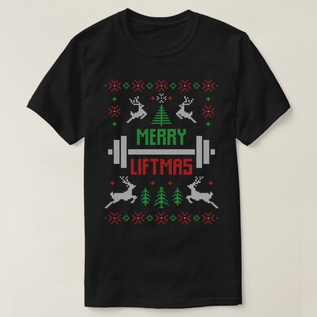 Camiseta Feliz Fitmas Feia Natal (Frente do Design)