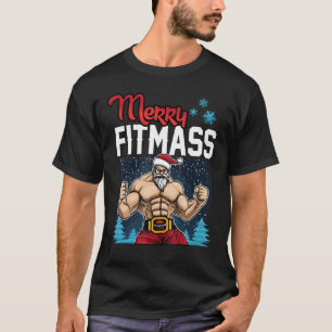 Camiseta Feliz Fitmass - Ensinador Engraçado de Gym Workout