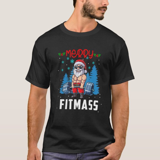 Camiseta Feliz Fitmass Felry Workout Levantamento de Peso (Frente)