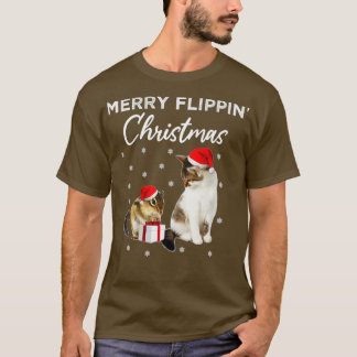Camiseta Feliz Flippin Natal engraçado presente de natal T