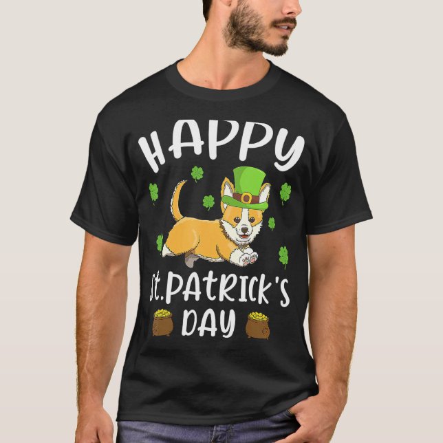Camiseta Feliz Fundição do Dia de São Patrício Saint Patric (Frente)