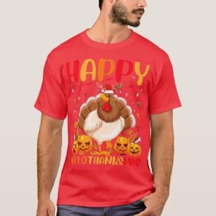 Camiseta Feliz Galinha Chicken Feliz Alô, Obrigado