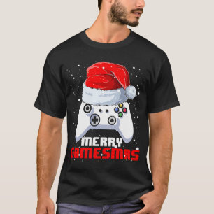 Camiseta feliz gamesmas gama xmas perfeito para o natal