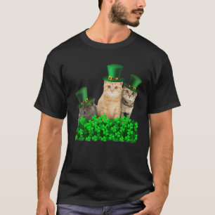 Camiseta Feliz Gato Bonito, Santa Patrick Day, Rua Feliz