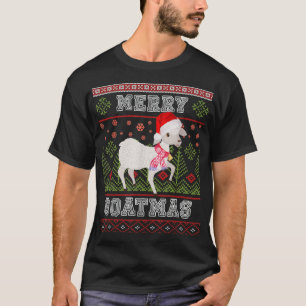 Camiseta Feliz Goatmas Goat Ugly Christmas Sweama Xmas