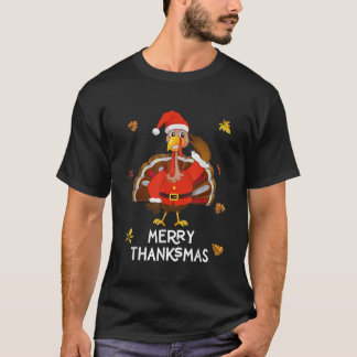 Camiseta Feliz Graças Ação de Graças à Turquia Feliz Natal