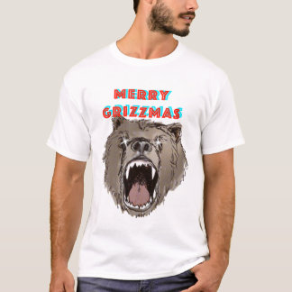 Camiseta Feliz Grizzmas desejo-lhe um natal muito bárbaro1