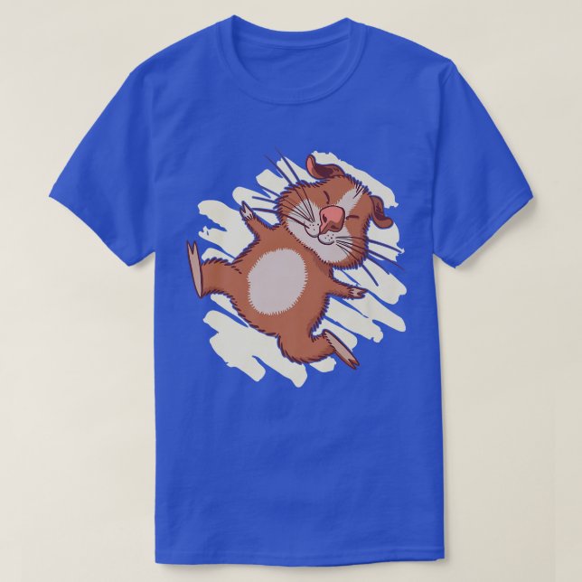 Camiseta Feliz Guiné Pig I Bonito Guiné Pig I Crianças Guin (Frente do Design)