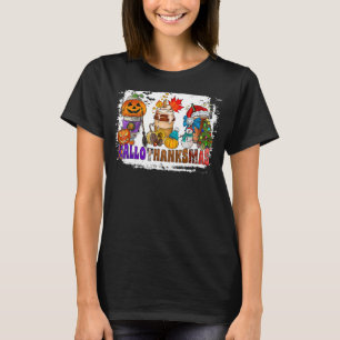 Camiseta Feliz HalloObrigado Mas Café Natal Than