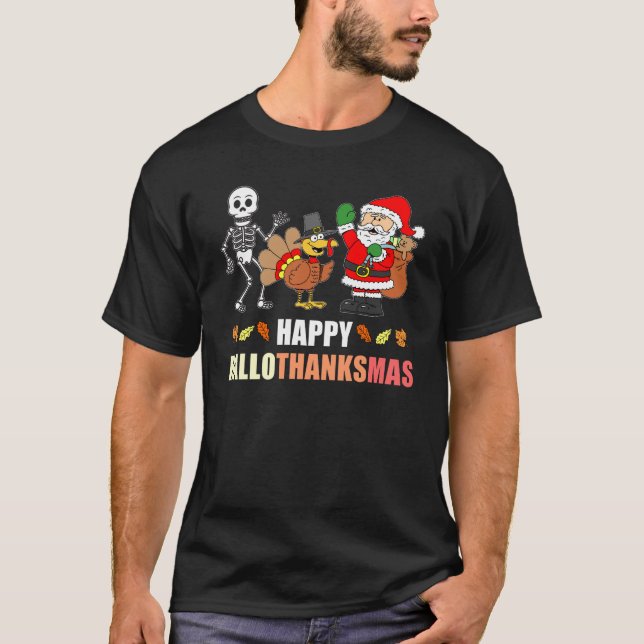 Camiseta Feliz HalloObrigadoMas (Frente)