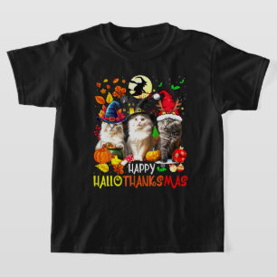 Camiseta Feliz HalloObrigadoMas Cats