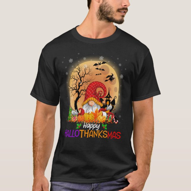 Camiseta Feliz HalloObrigadoMas Gnomos (Frente)