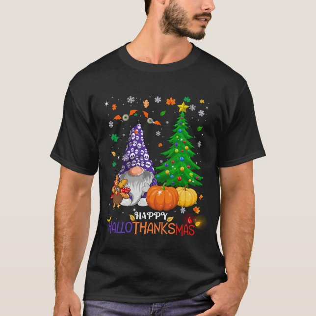 Camiseta Feliz HalloObrigadoMas Gnomos (Frente)