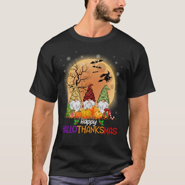 Camiseta Feliz HalloObrigadoMas Gnomos (Frente)