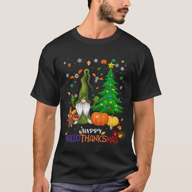 Camiseta Feliz HalloObrigadoMas Gnomos (Frente)