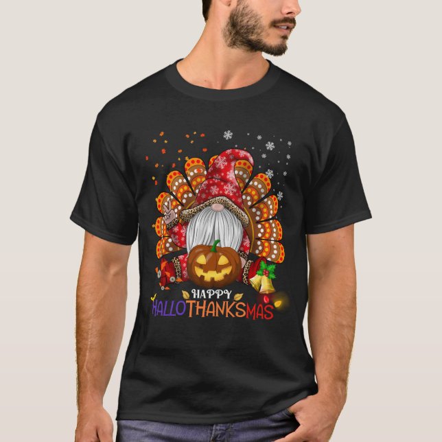 Camiseta Feliz HalloObrigadoMas Gnomos (Frente)