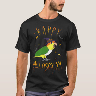 Camiseta Feliz Halloscreme Branco Caique Bruxa Hat B