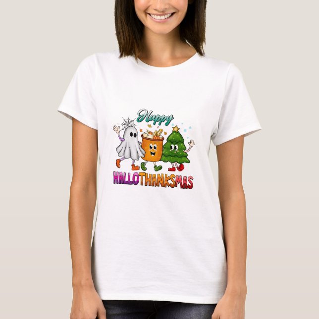 Camiseta Feliz Hallothanksmas (Frente)