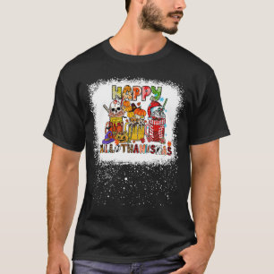 Camiseta Feliz Hallothanksmas Três Copas Pumpkin San