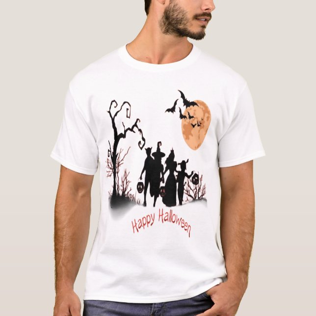 Camiseta Feliz Halloween (Frente)