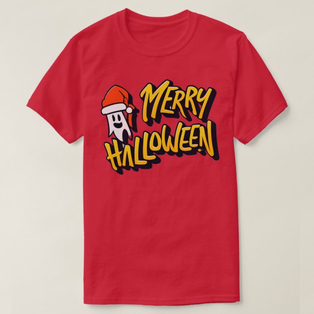 Camiseta Feliz Halloween 1 (Frente do Design)