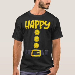 Camiseta Feliz Halloween, Anão, Figurino Correspondente