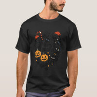 Feliz Halloween Assustador Natal Gatos Fofos Abóbo