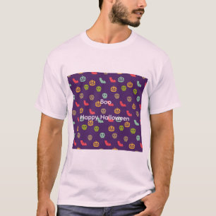 Camiseta feliz halloween boo