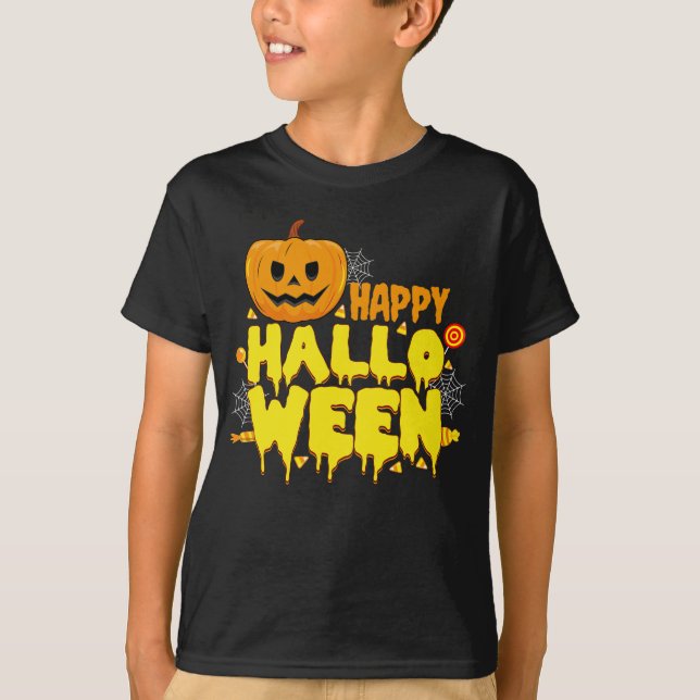 Camiseta Feliz Halloween Boy (Frente)