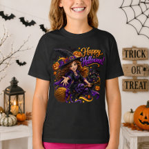 Feliz Halloween Bruxa Fofa Gato Preto Voa na Vasso