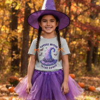Feliz Halloween Bruxas Ropa de Xadrez Roxo Chapéu