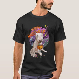 Camiseta Feliz Halloween Bull Terrier Costume Cute Bully Do